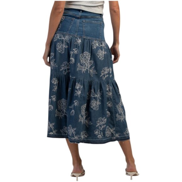 DRIFTWOOD JEANS Porcelain Etched Ria Skirt - Picture 2 of 3